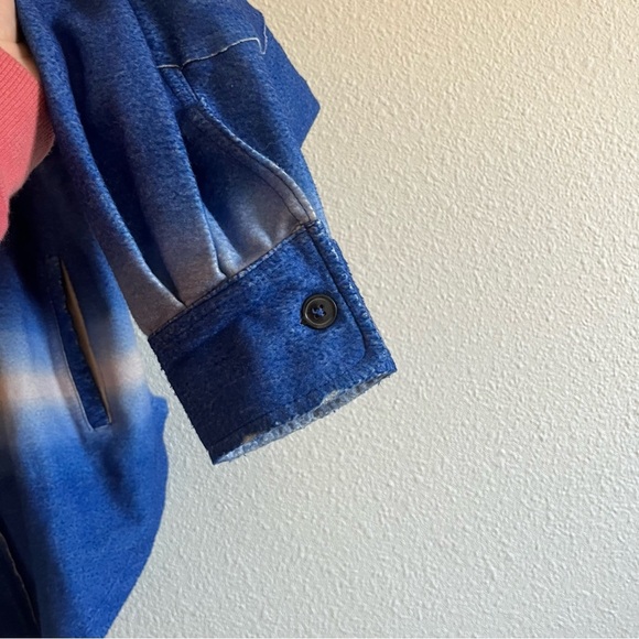 NWOT Free People Printed Ruby Jacket in Deep Sea Comb Size Medium - Picture 7 of 11